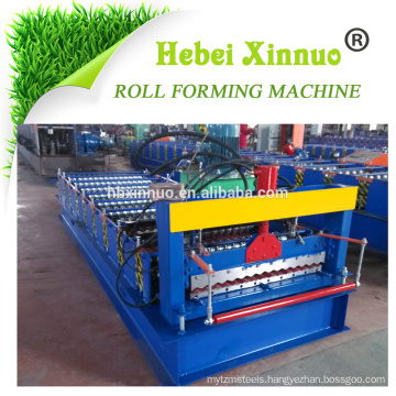 HEBEI XINNUO 850 corrugated roof tile roll forming machine metal roofing machines for sale